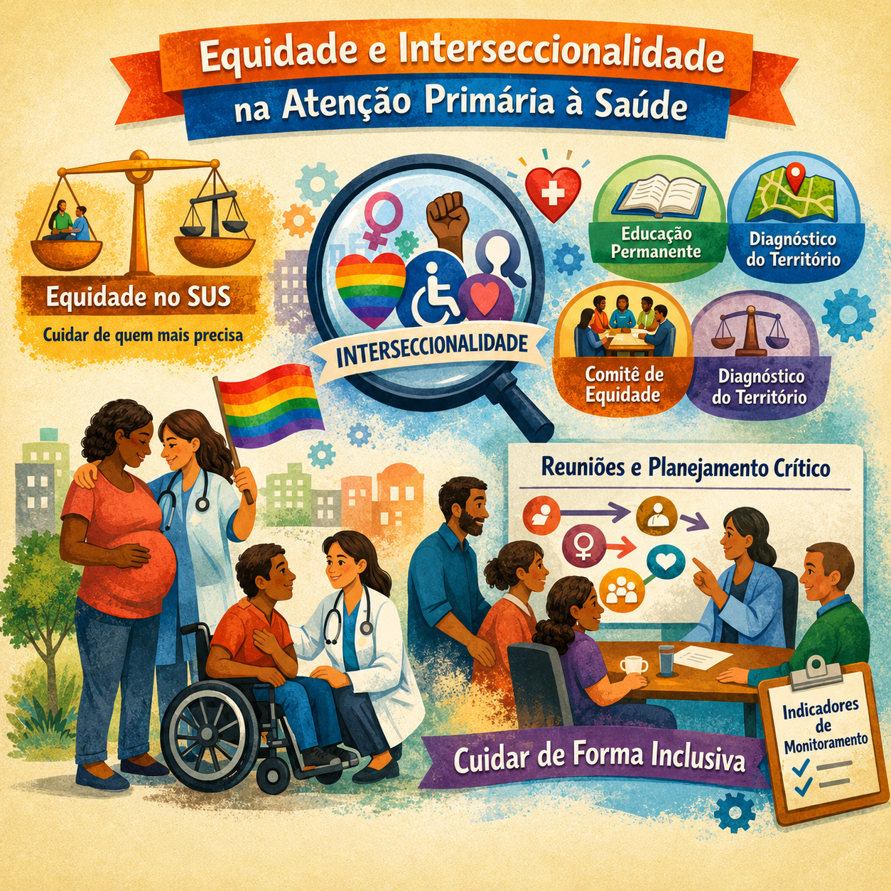 Equidade e Interseccionalidade na Atenção Primária à Saúde